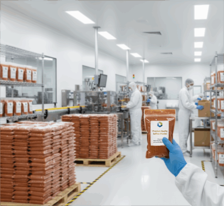 saffron powder production facility package